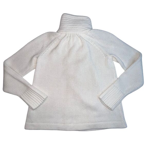 Old Navy Sweater Womens Medium Wrap Ponch Long Sleeve Cottagecore High Neck Cape - Picture 9 of 13